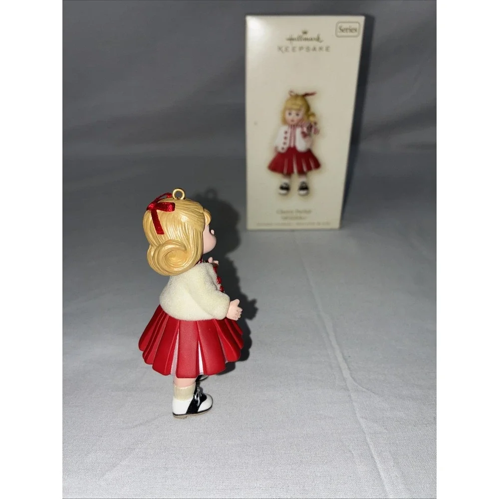 Hallmark Keepsake Madame Alexander Ornaments Christmas Tea Cherry Parfait 2pc